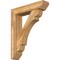 Ekena Millwork Olympic Slat Rough Sawn Bracket w/ Offset Brace, Western Red Cedar, 8"W x 36"D x 44"H BKT0806X36X44OLY06RWR - alternate 1